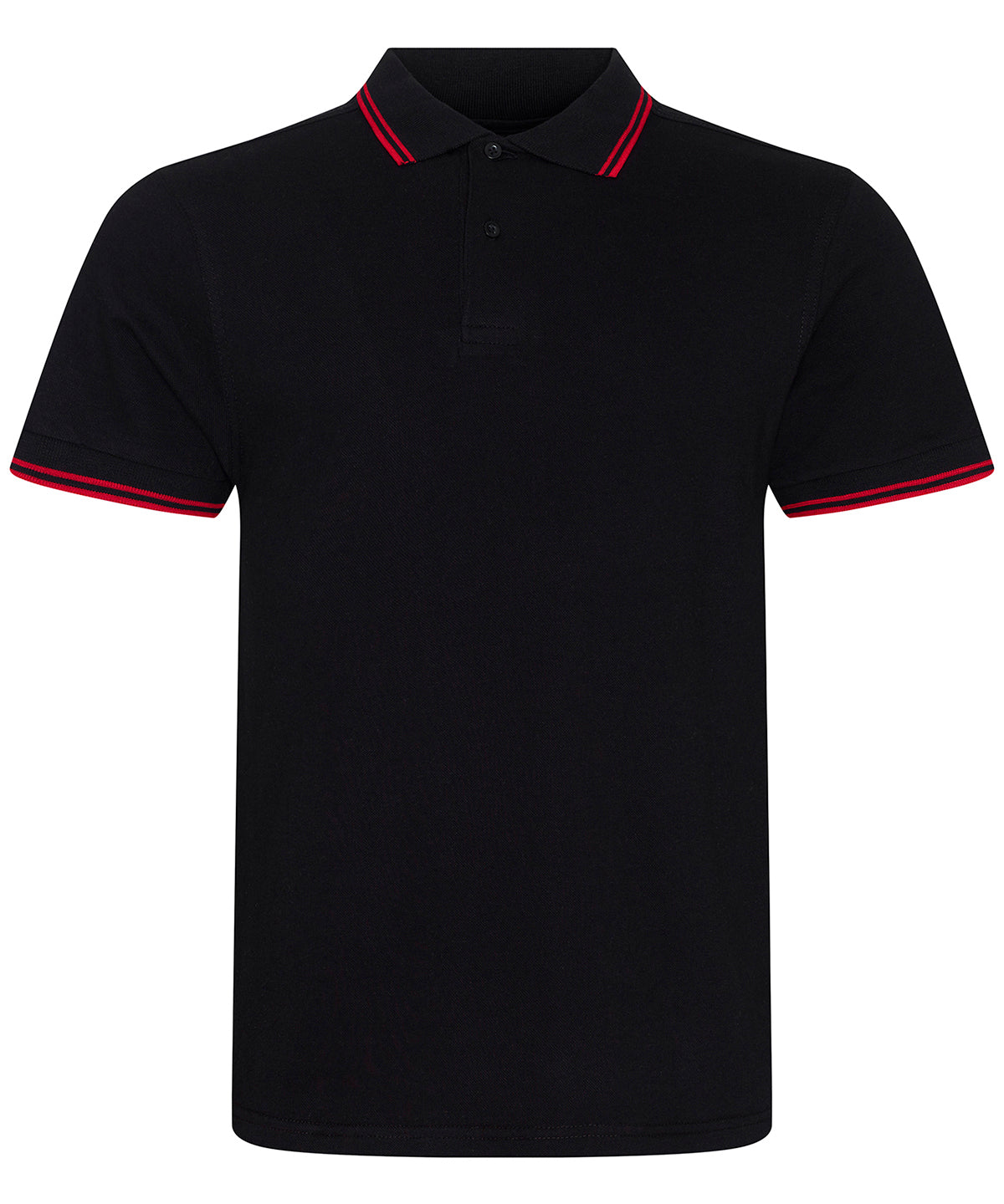 Polos - Stretch tipped polo Black Red