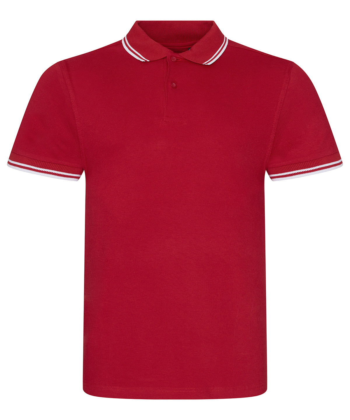 Polos - Stretch tipped polo Red White