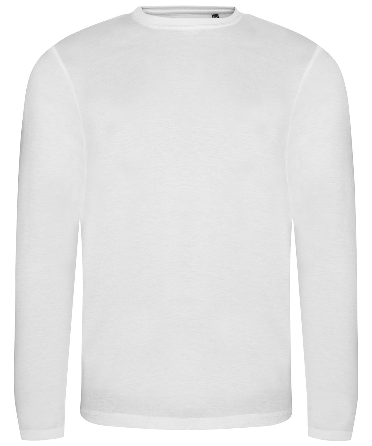 T-Shirts - Långärmad T-shirt i Triblend för Herrar Solid White