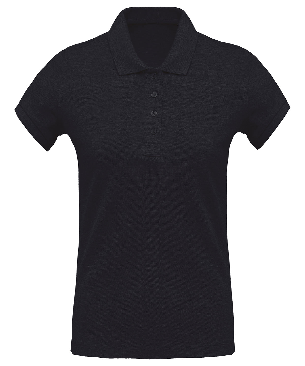 Polos - Ekologisk Pikétröja med Kort Ärm för Damer French Navy Heather