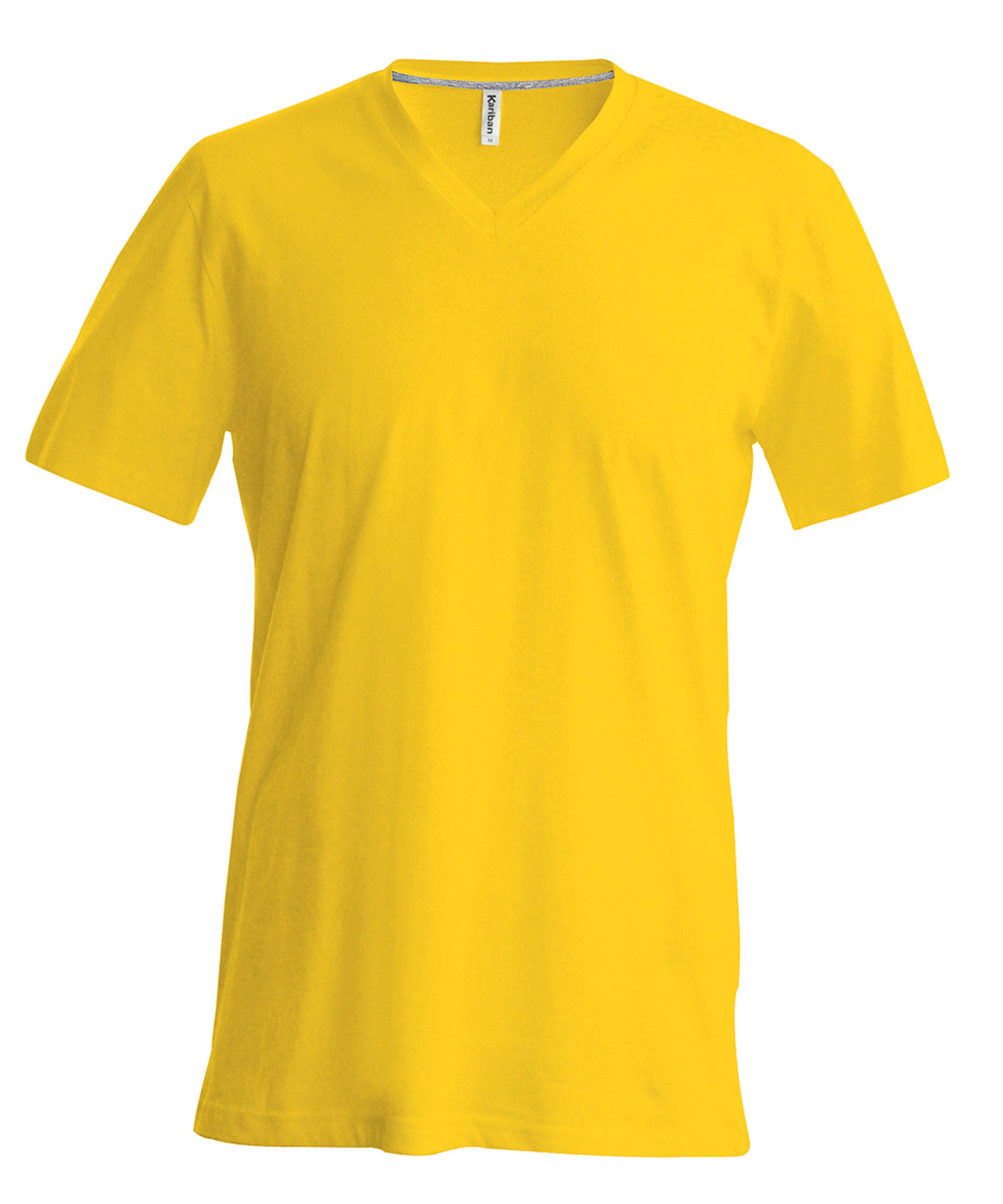 T-Shirts - Kortärmad V-ringad T-shirt för Herrar Yellow