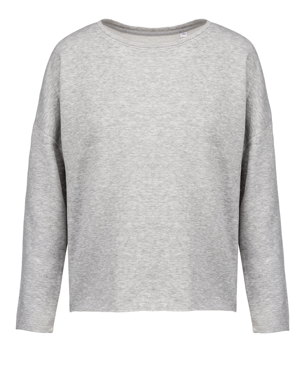 Sweatshirts - Damtröja i Oversize-modell Light Grey Heather