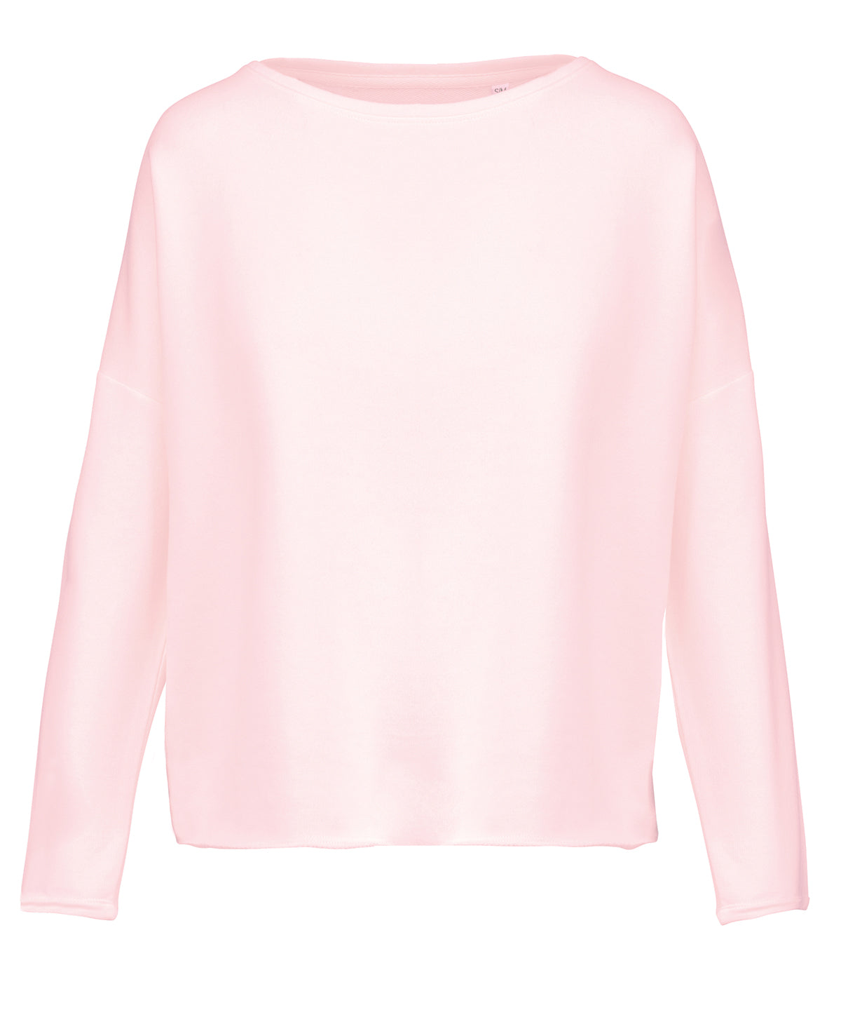 Sweatshirts - Damtröja i Oversize-modell Pale Pink