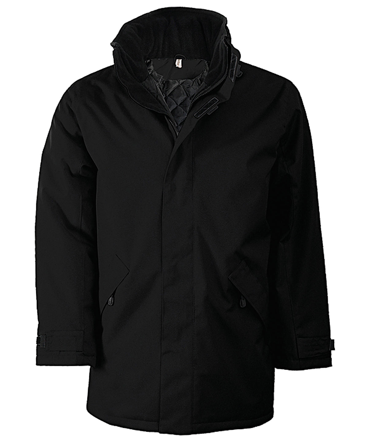 Jackets - Quiltad Parka för Vuxna Black Black