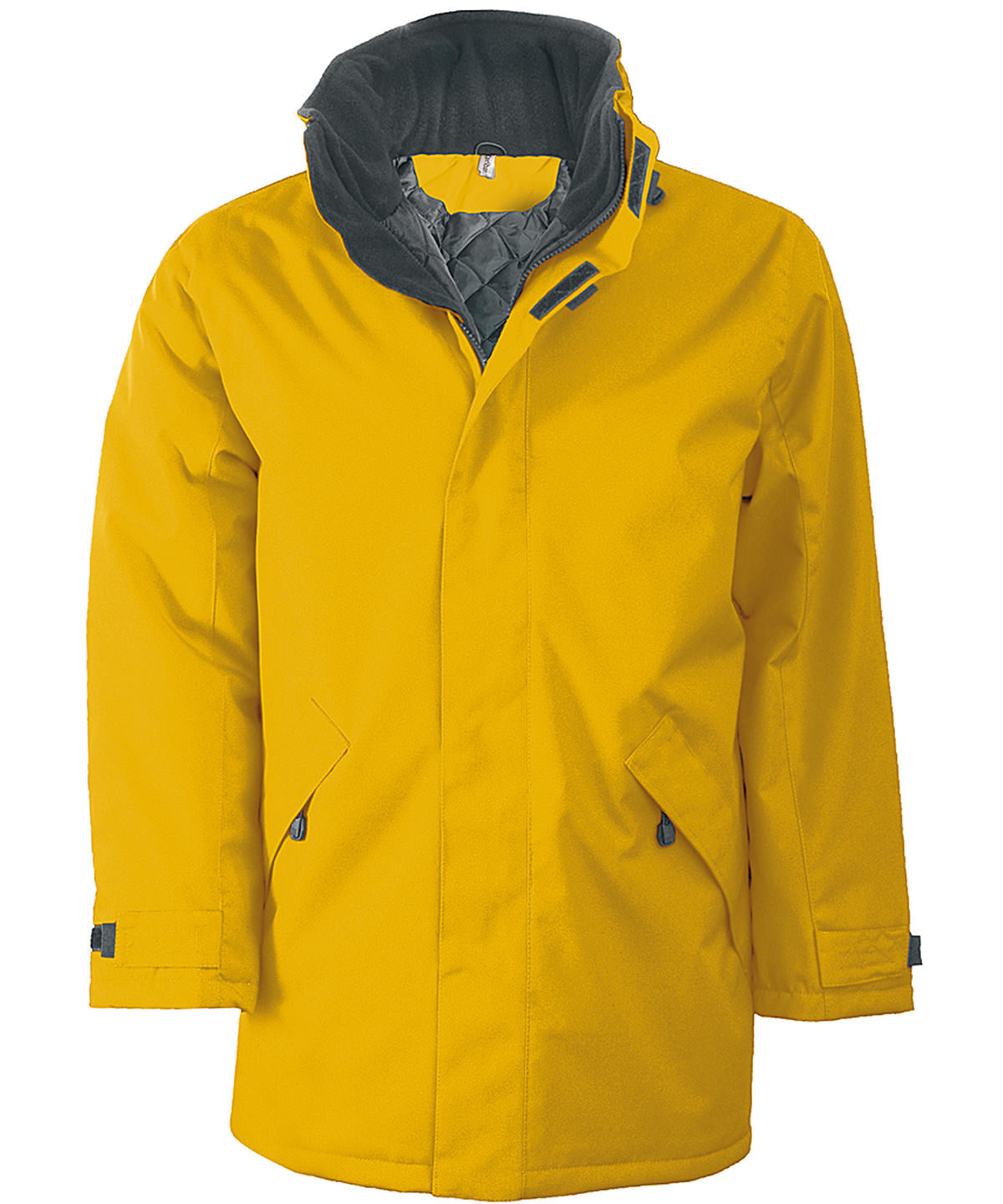 Jackets - Quiltad Parka för Vuxna Yellow Dark Grey