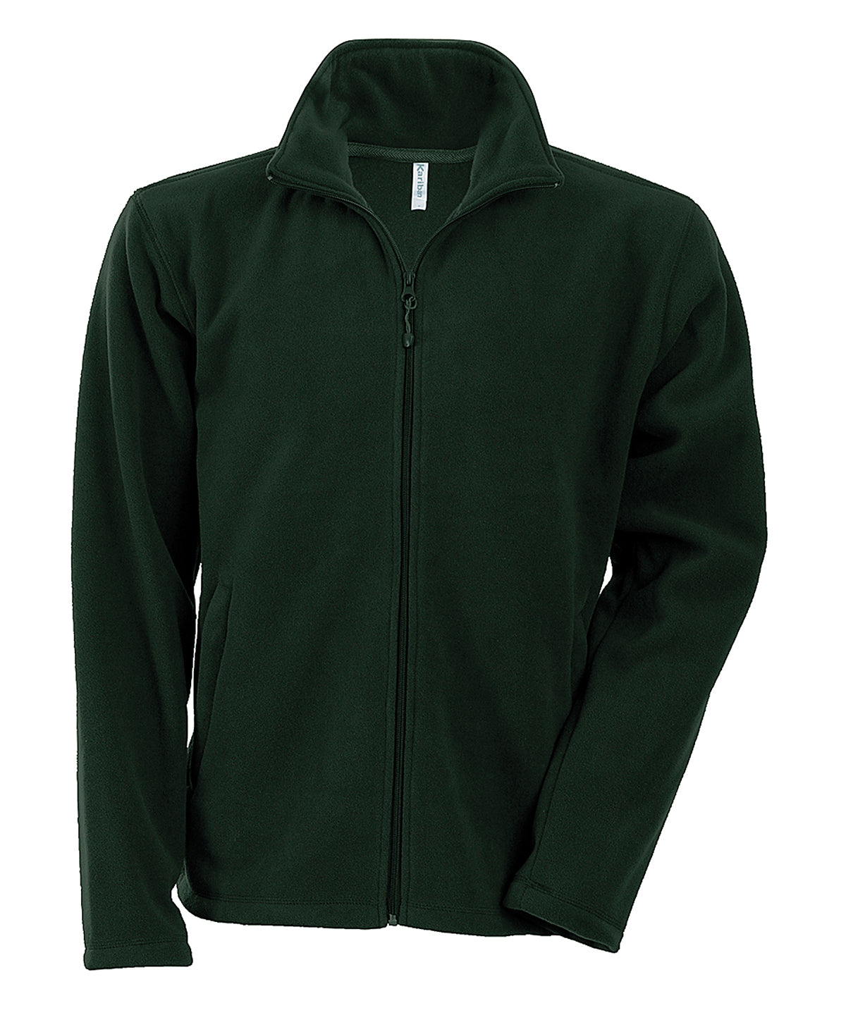 Fleece - Falco full zip microfleecejacka Forest Green