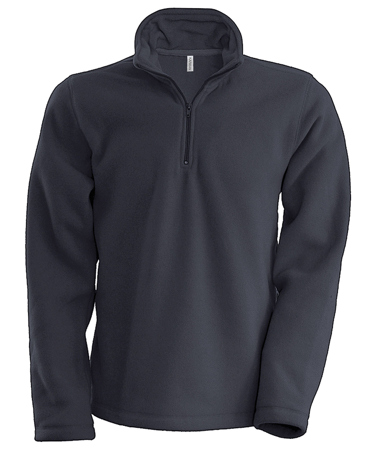 Fleece - Enzo Zip Neck Microfleece Jacka Convoy Grey