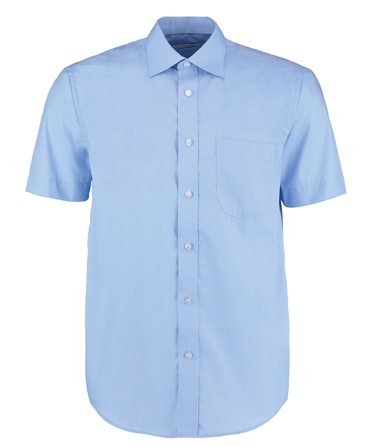 Shirts - Kortärmad Affärsskjorta för Herrar Light Blue