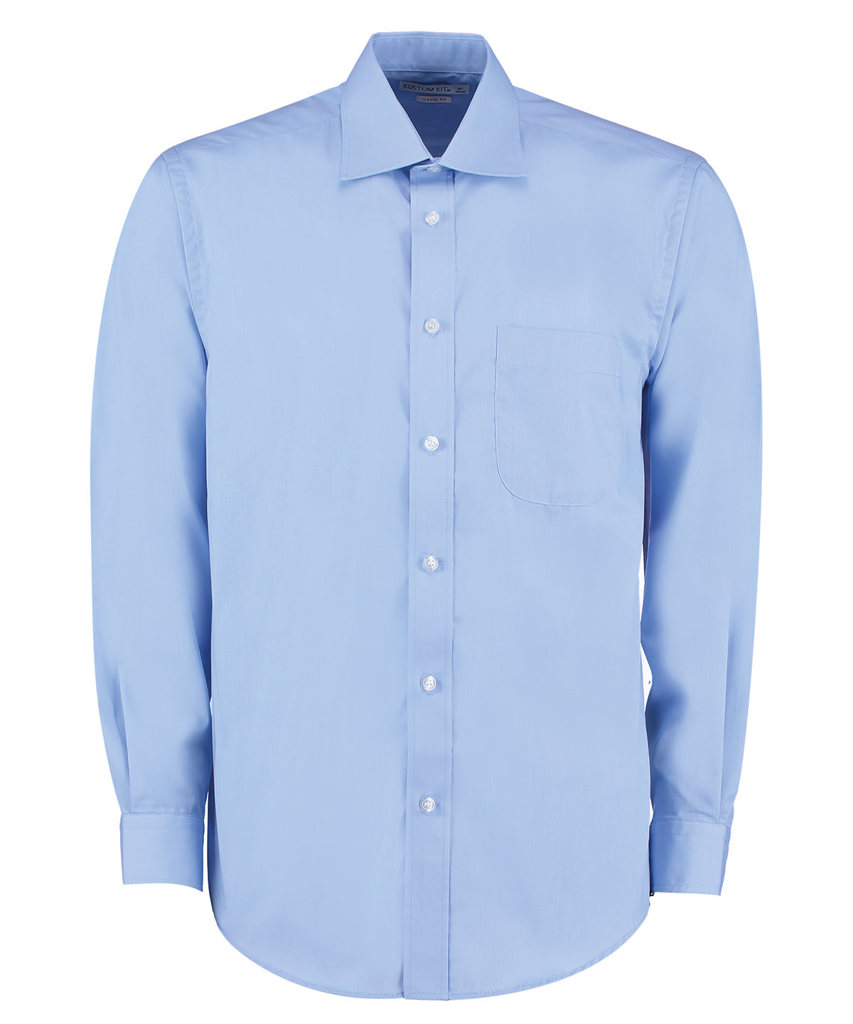 Shirts - Klassisk Långärmad Business-Skjorta för Herrar Light Blue