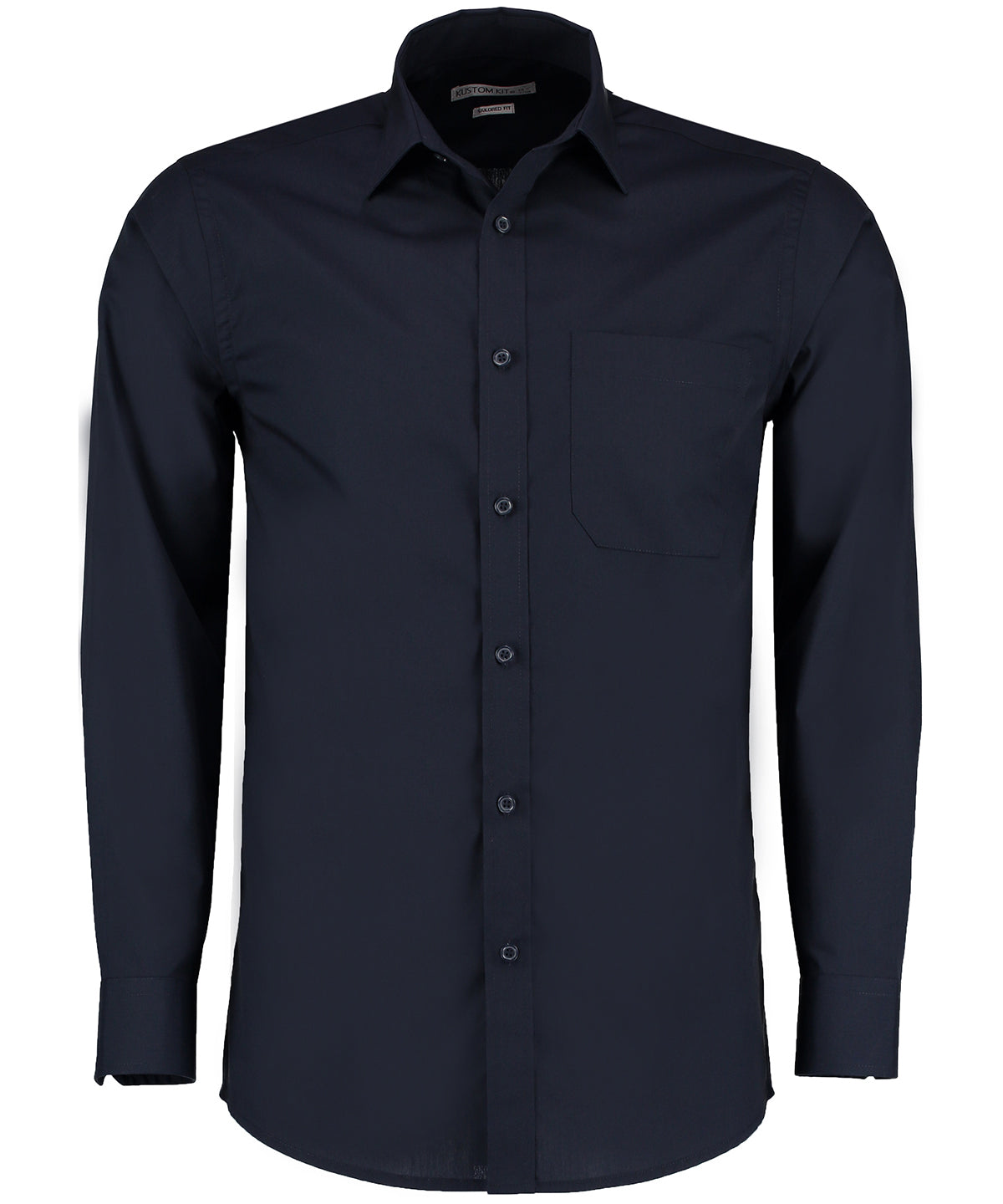 Shirts - Elegant Poplinskjorta för Herrar Dark Navy