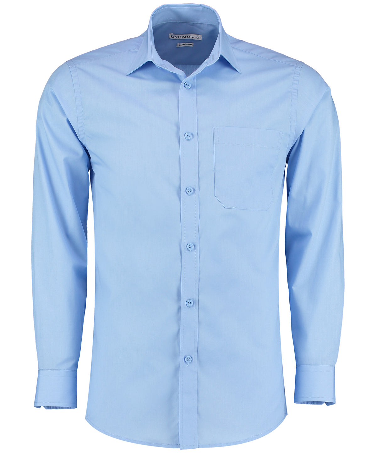 Shirts - Elegant Poplinskjorta för Herrar Light Blue