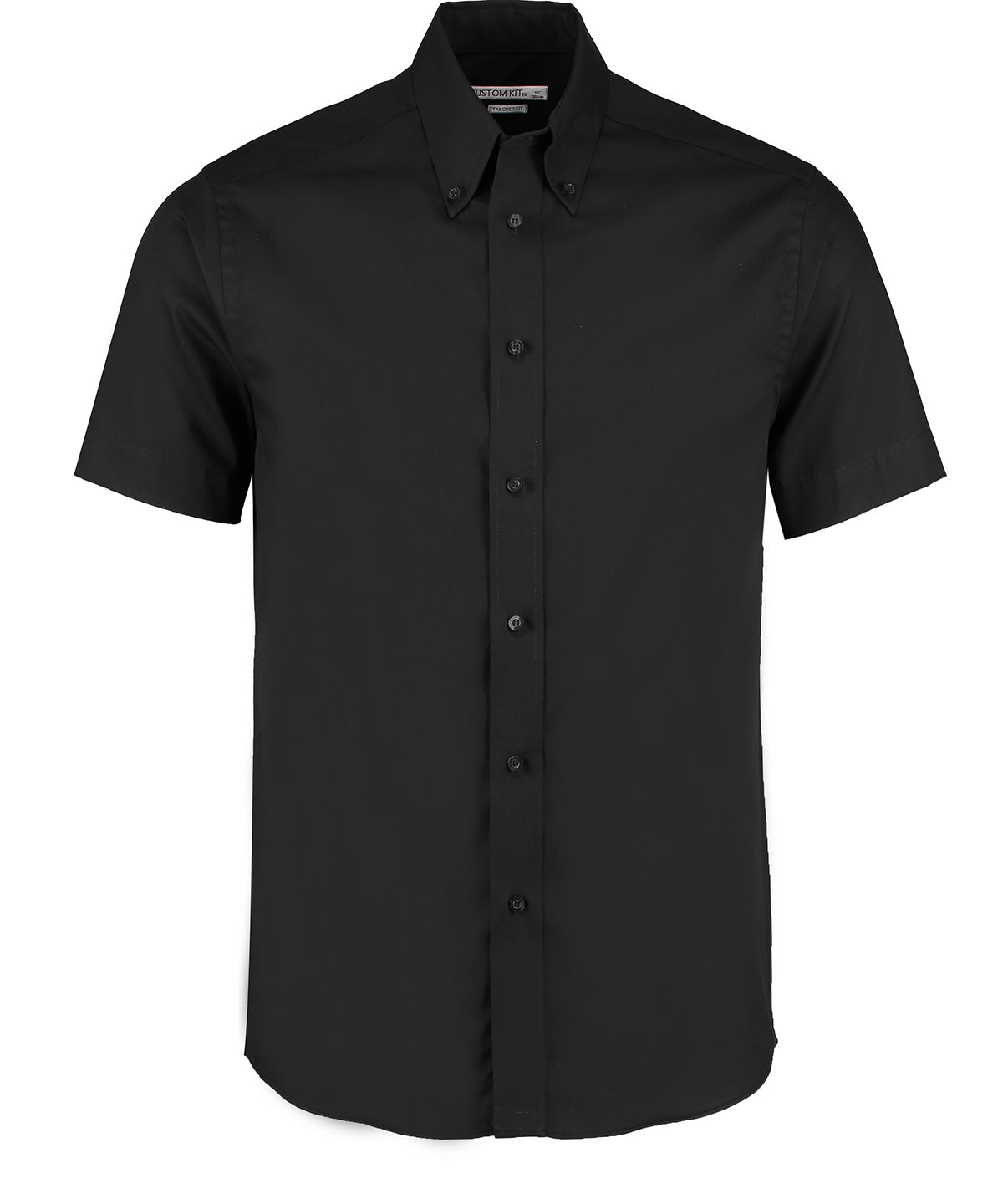 Shirts - Premium Oxford Kortärmad Skjorta Black