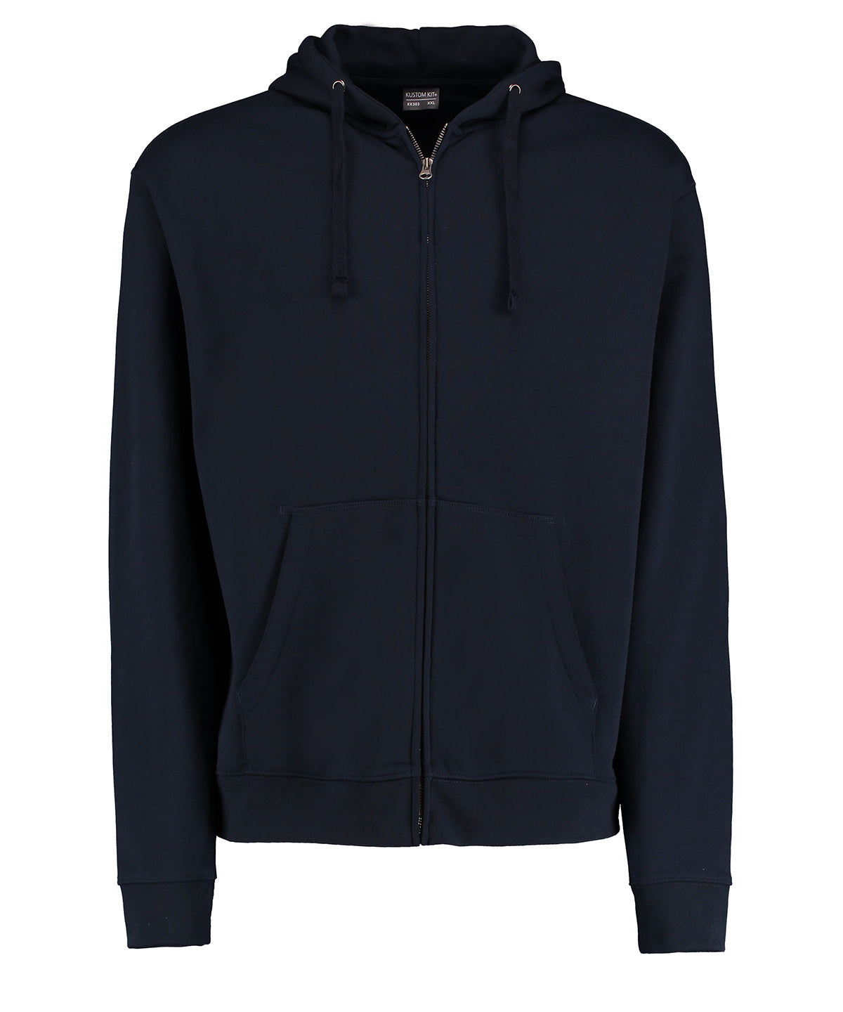 Hoodies - Klassisk Huvjacka med Dragkedja Navy