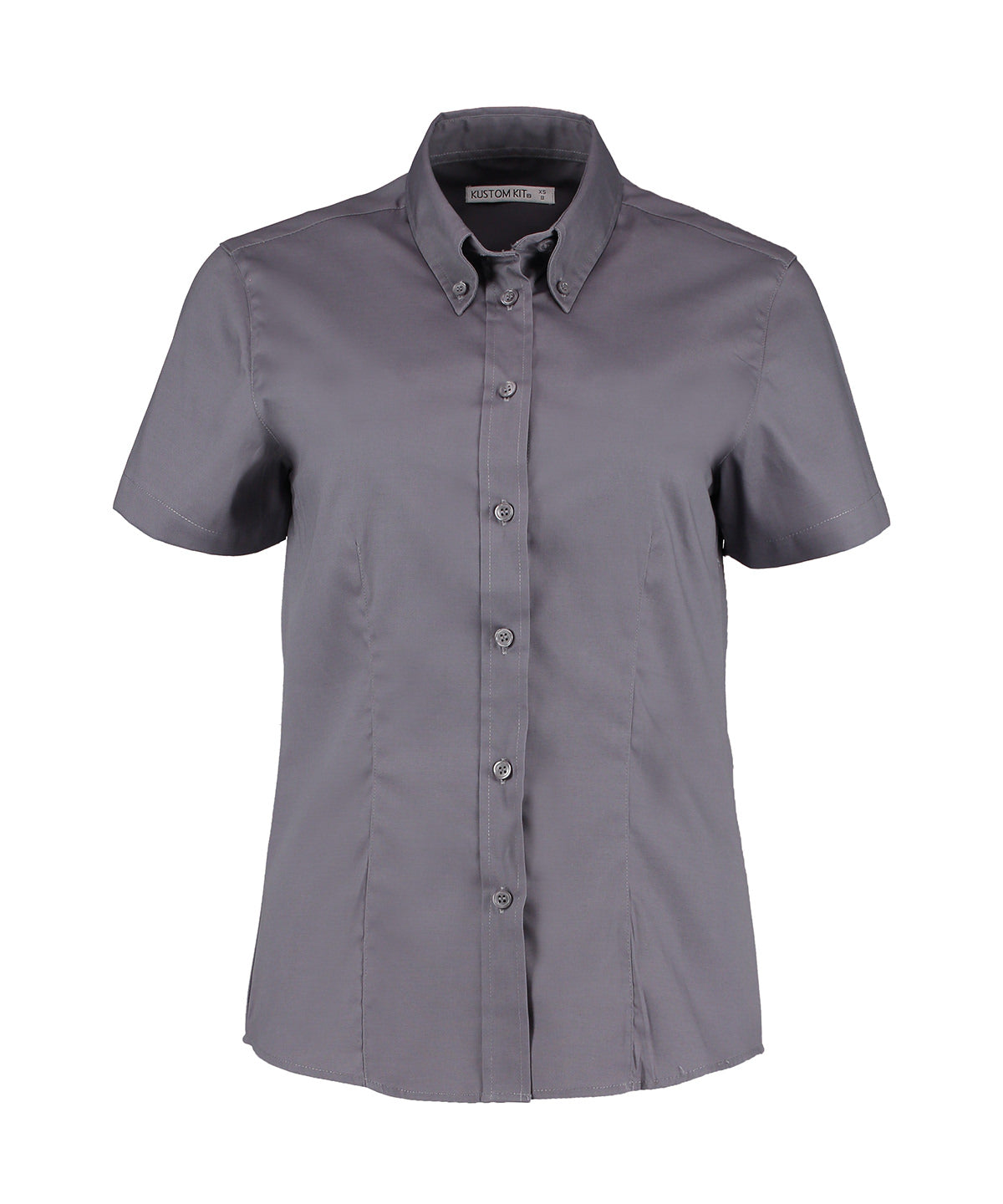 Blouses - Dam Kjolblus Kortärmad Charcoal