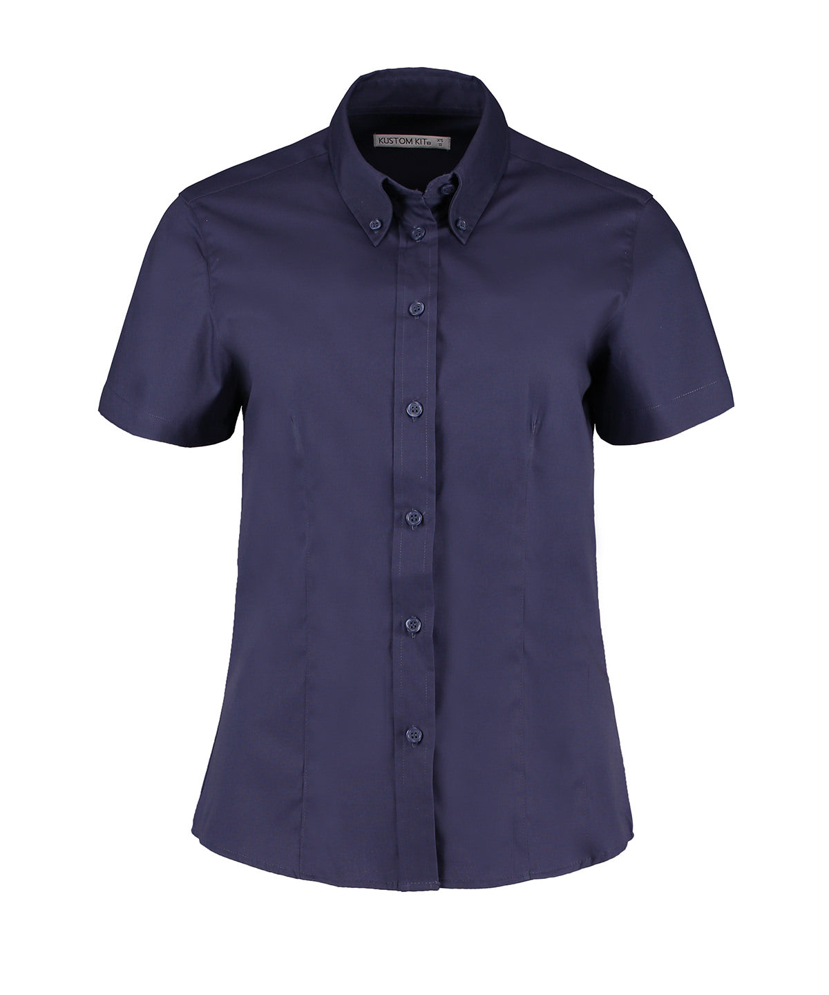 Blouses - Dam Kjolblus Kortärmad Midnight Navy