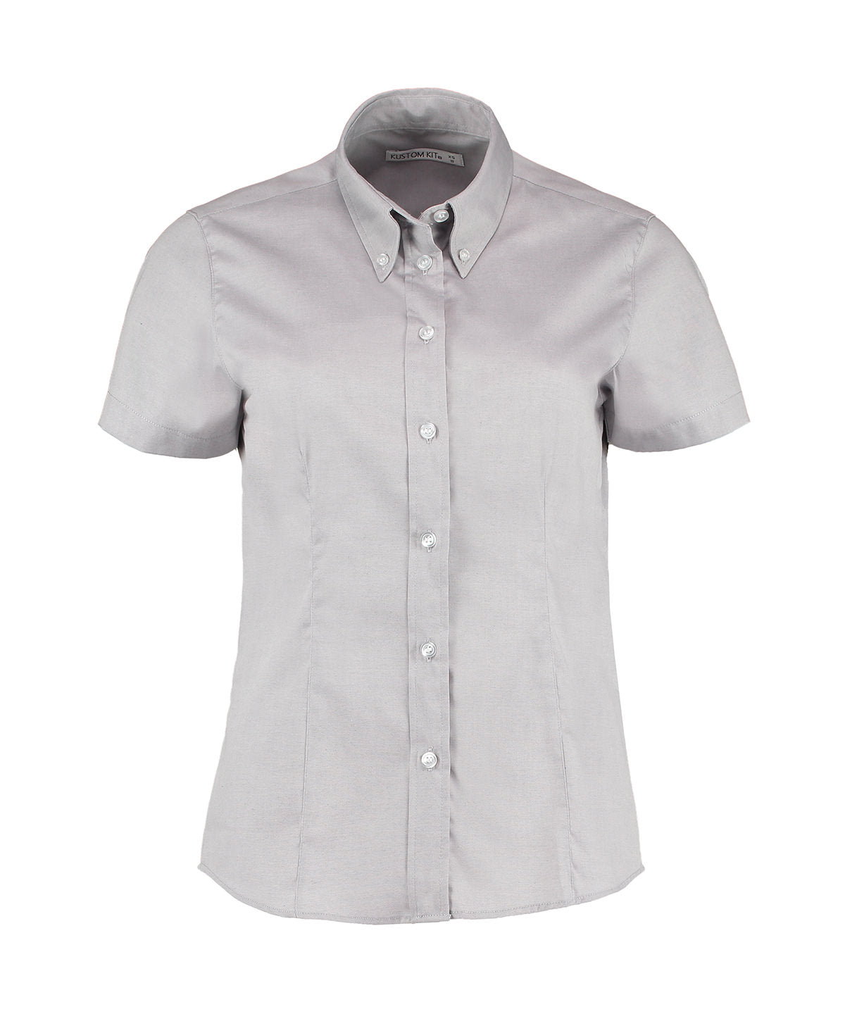 Blouses - Dam Kjolblus Kortärmad Silver Grey