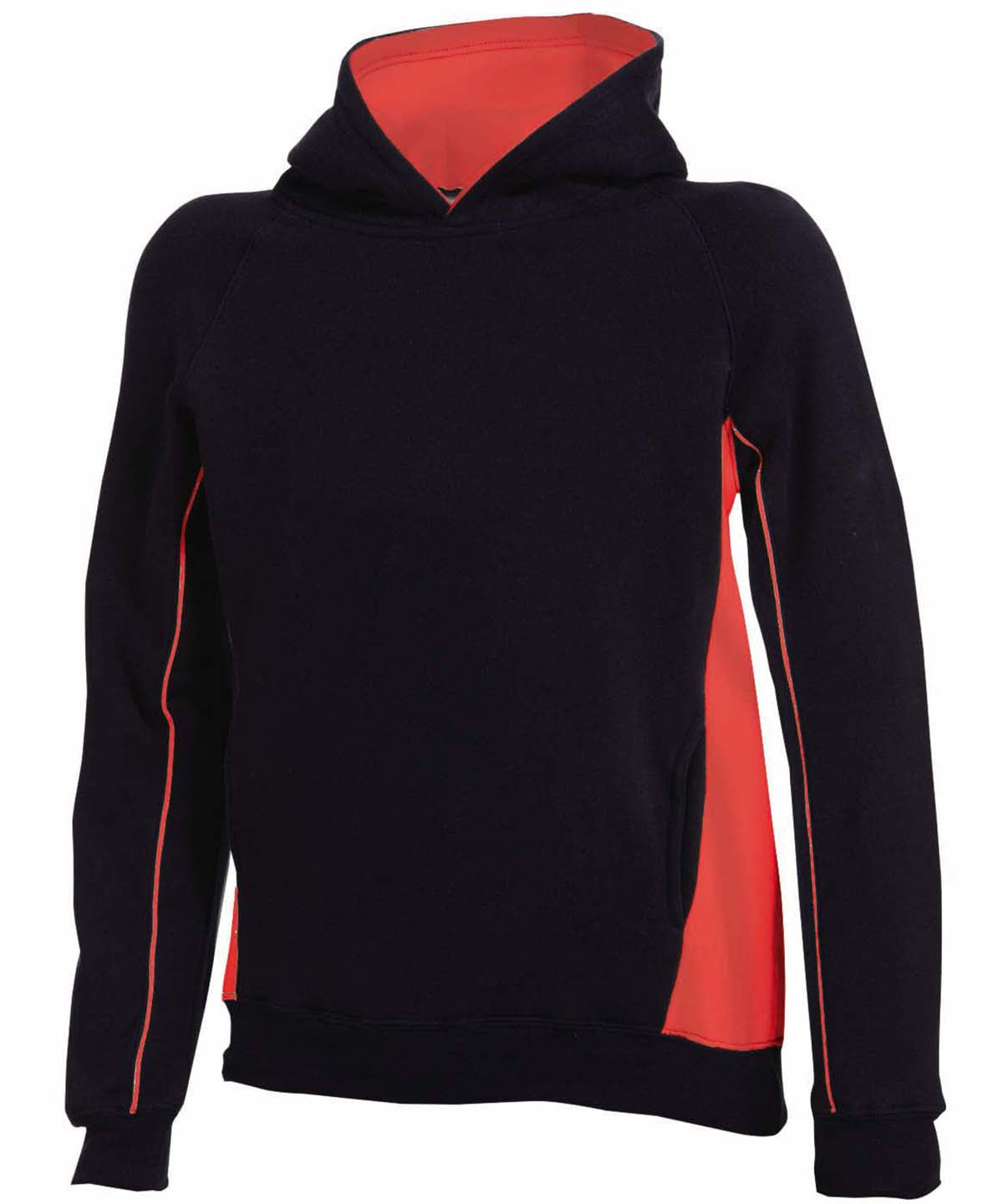 Hoodies - Barn Hoodie Black Red