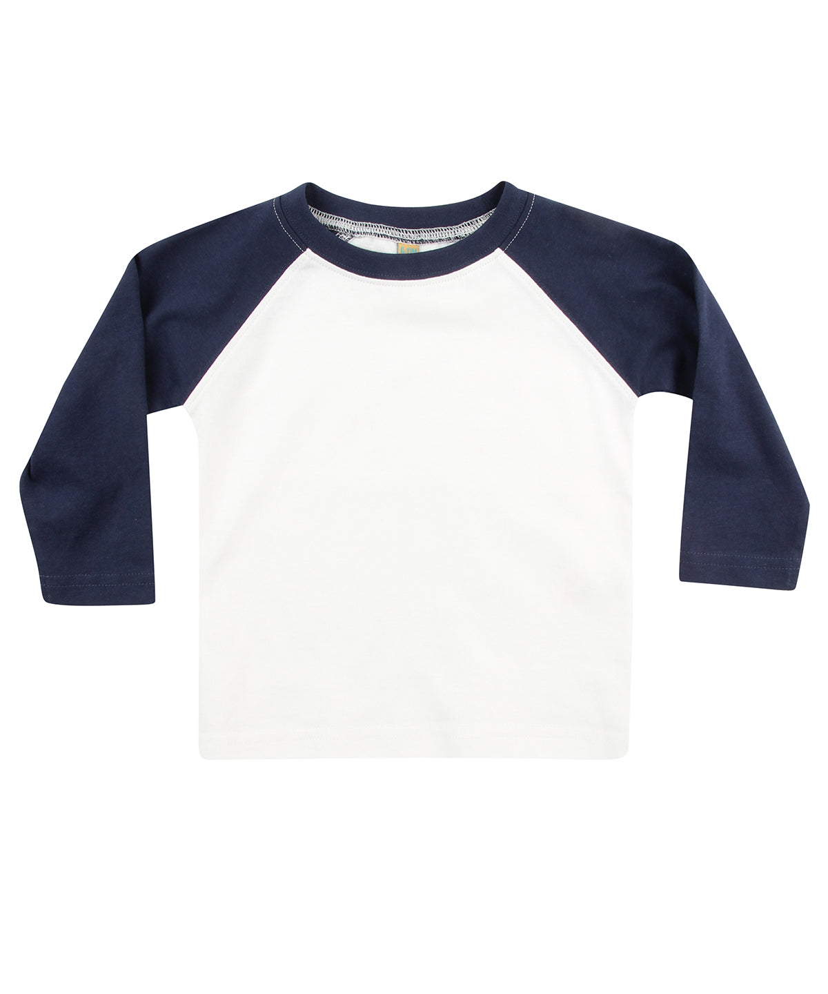 T-Shirts - Långärmad Baseball T-shirt White Navy