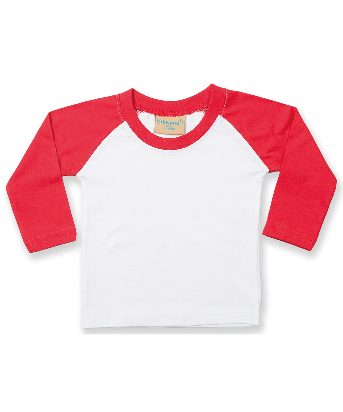 T-Shirts - Långärmad Baseball T-shirt White Red