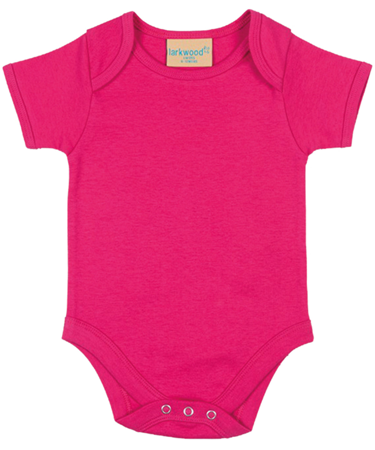 Bodysuits - Kortärmat Bodysuit med Kuvertöppning Fuchsia