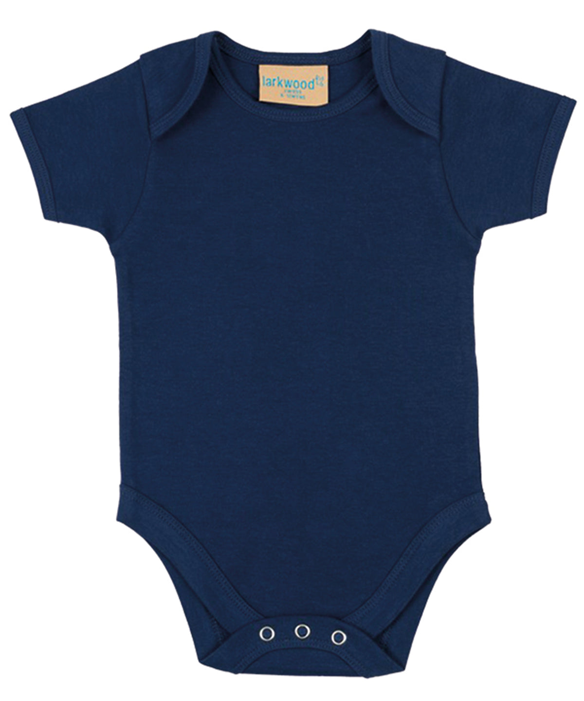 Bodysuits - Kortärmat Bodysuit med Kuvertöppning Navy