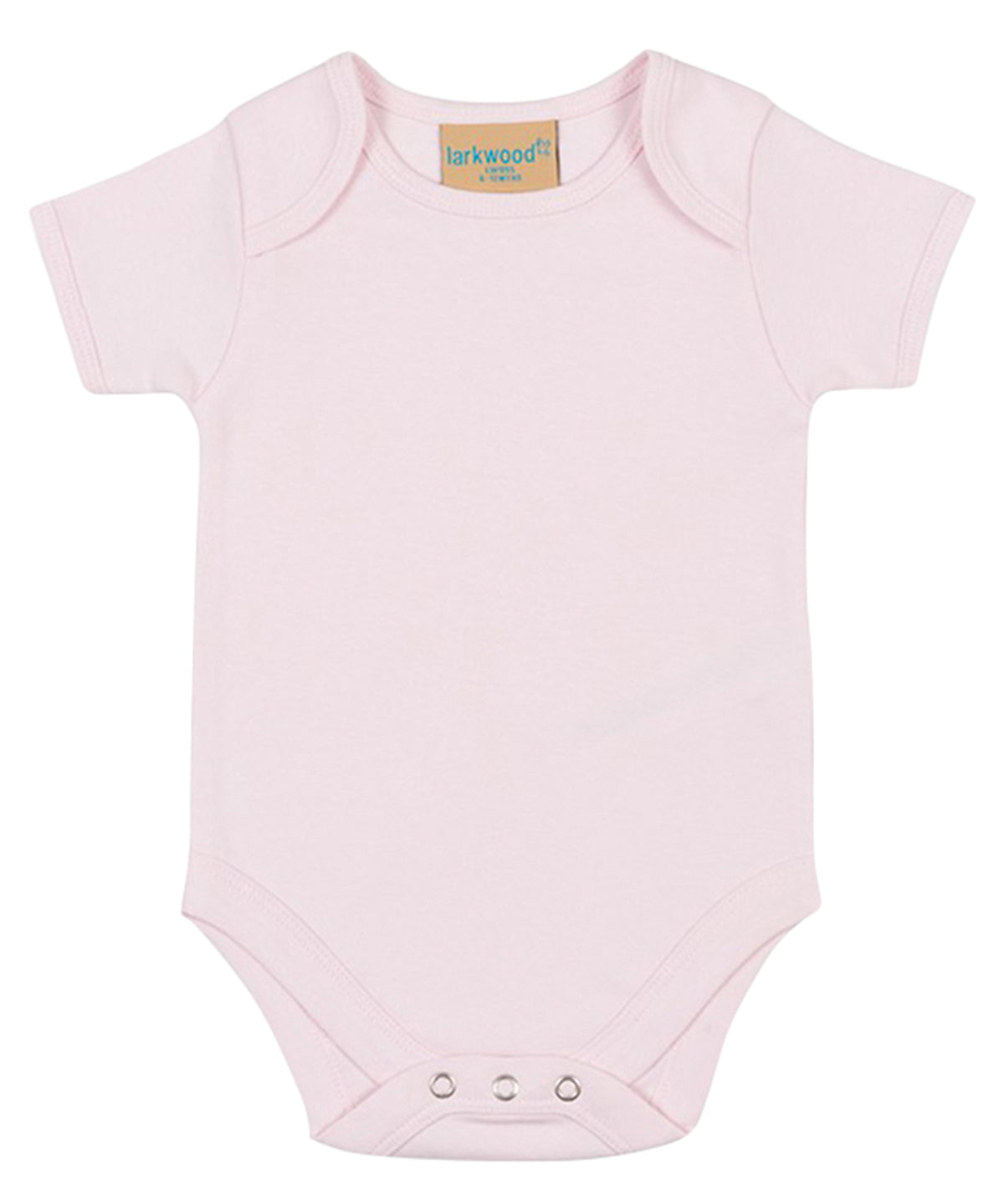 Bodysuits - Kortärmat Bodysuit med Kuvertöppning Pale Pink