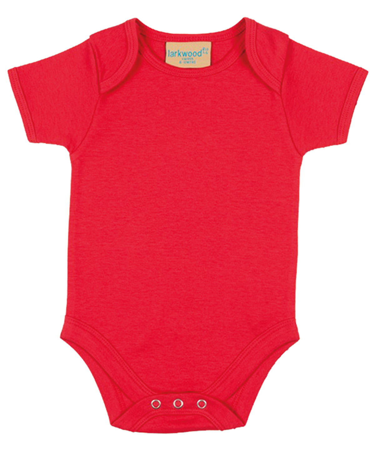 Bodysuits - Kortärmat Bodysuit med Kuvertöppning Red