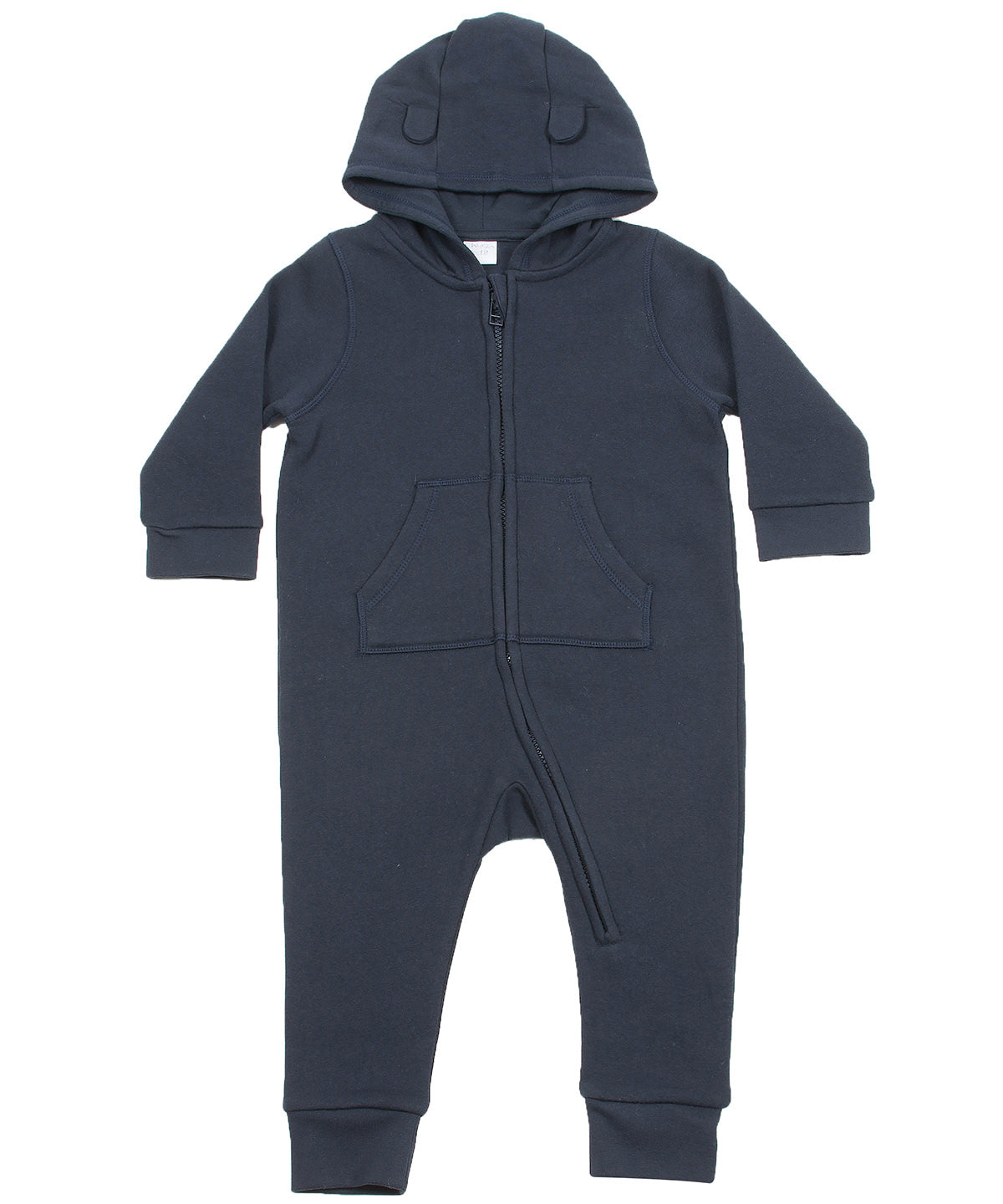 Onesies - Mysig Fleece Overall med Huvdetaljer Navy