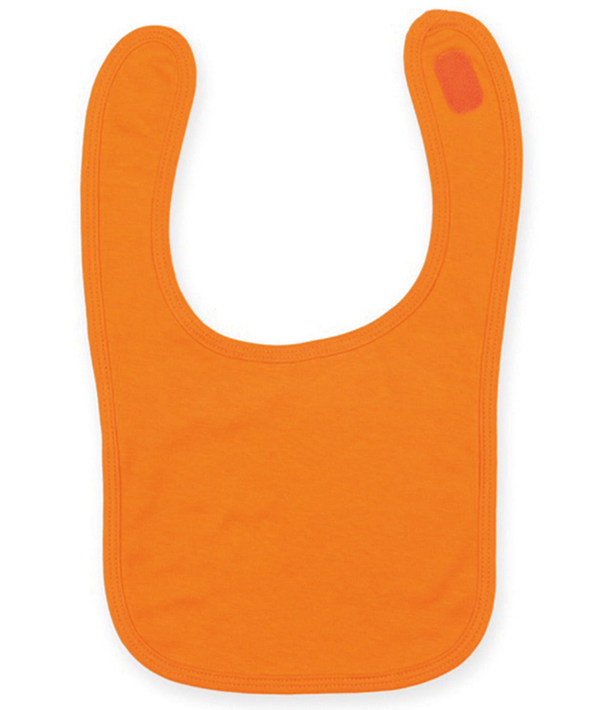 Bibs - Mjukt och Vändbart Haklapp för Små Barn Orange One size