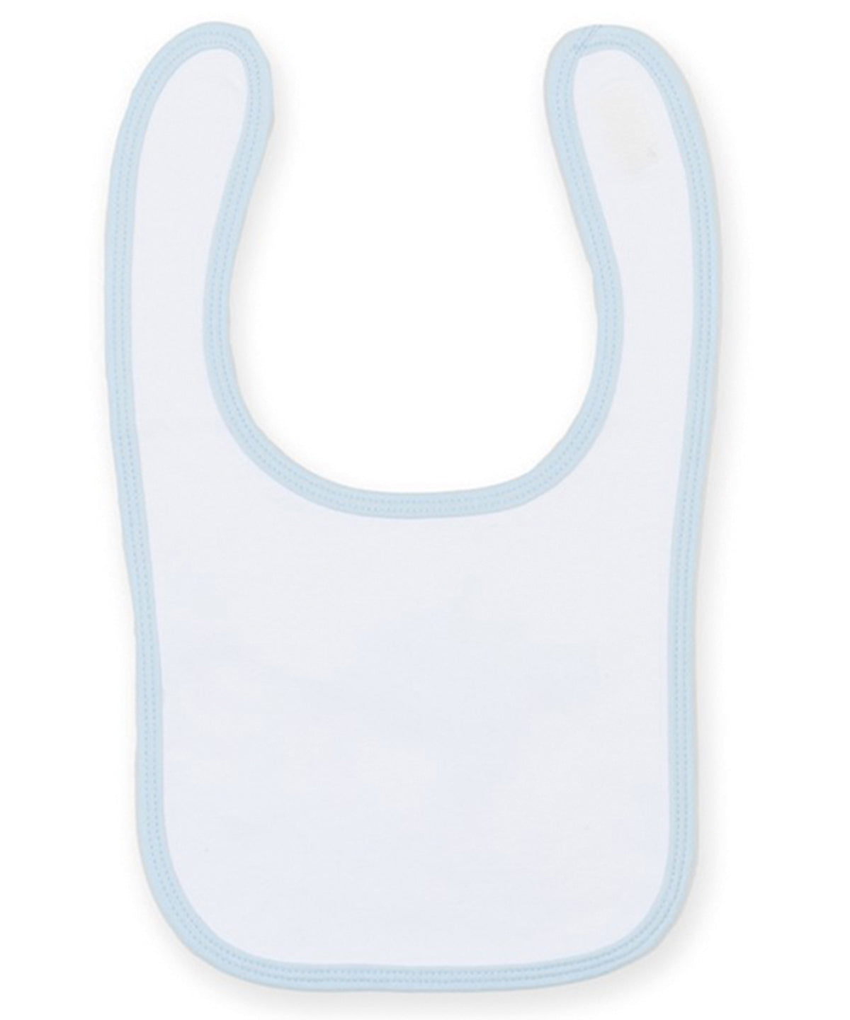 Bibs - Mjukt och Vändbart Haklapp för Små Barn White Pale Blue One size