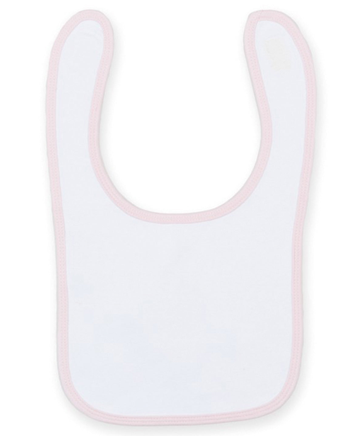 Bibs - Mjukt och Vändbart Haklapp för Små Barn White Pale Pink One size