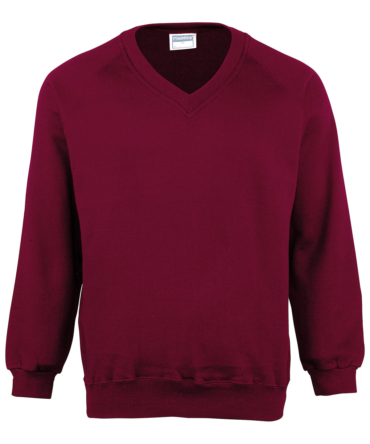 Sweatshirts - V-ringad Sweatshirt för Barn Burgundy