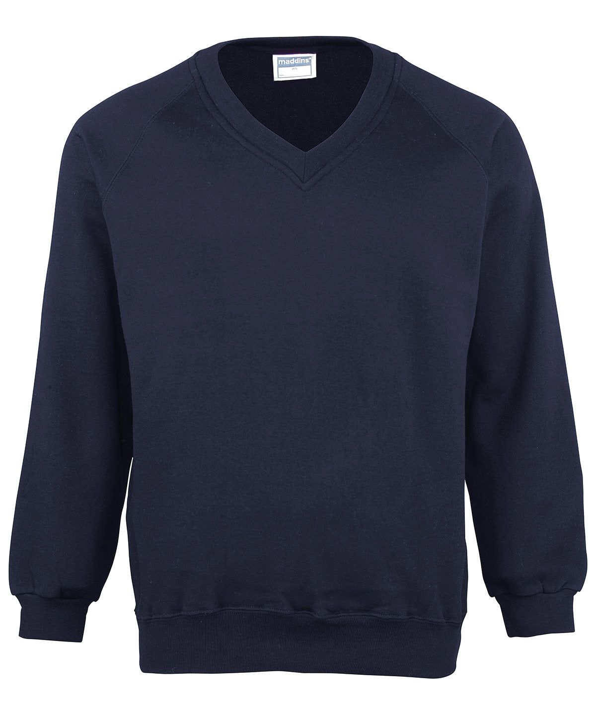 Sweatshirts - Stilren och Mångsidig V-ringad Sweatshirt för Vuxna Navy