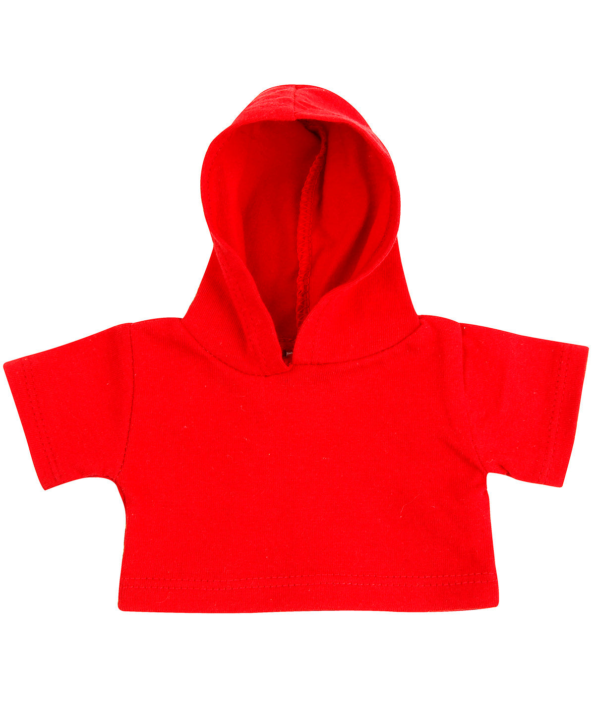 Soft Toys - Teddy hoodie i bomull för barn Red