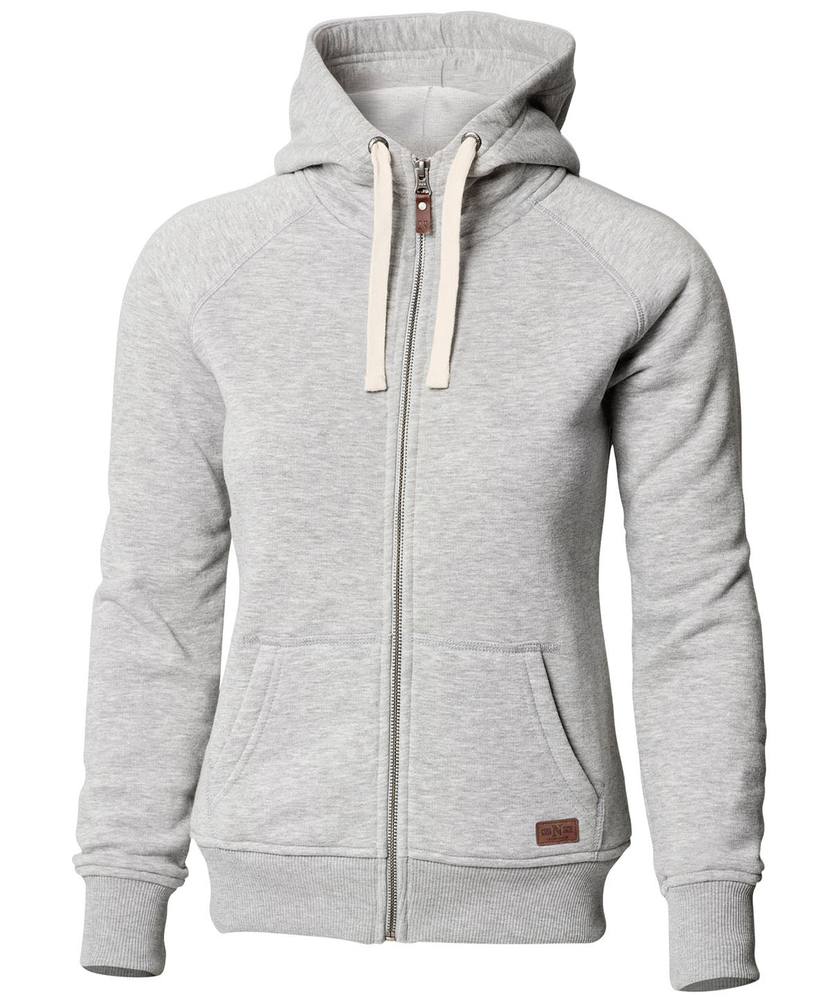 Hoodies - Moderiktig Hoodie för Damer Grey Melange