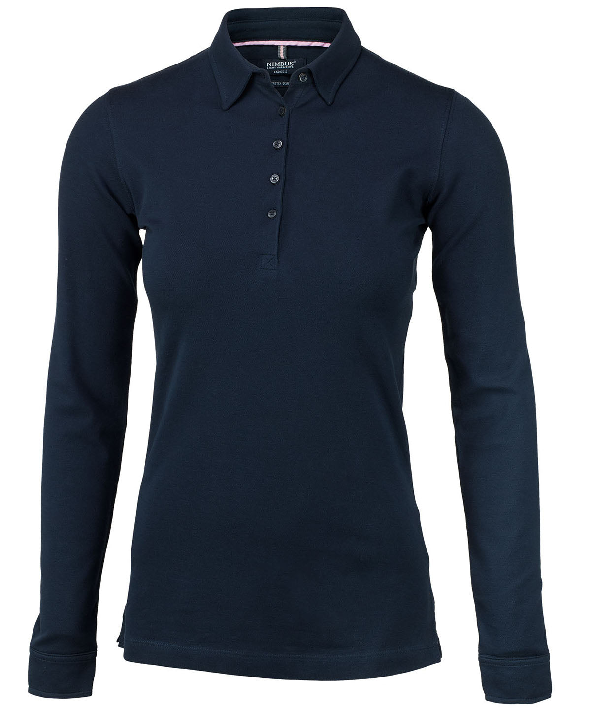 Polos - Elegant långärmad dam-polo Navy