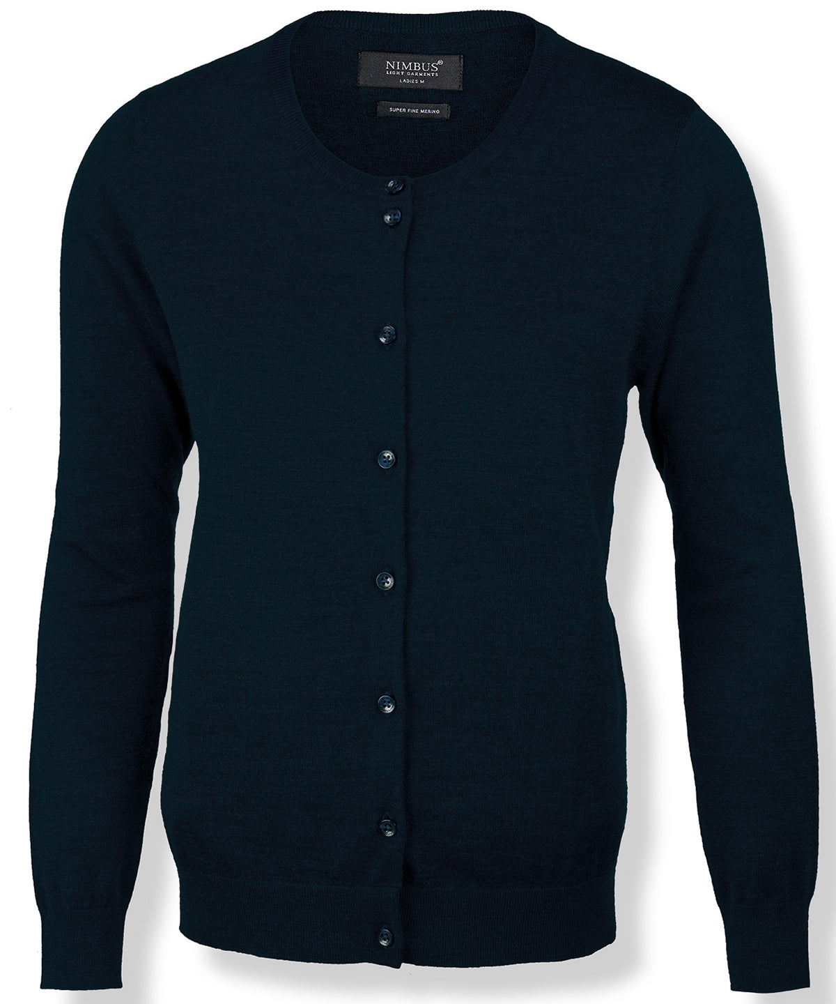 Cardigans - Cardigan i merinoblandning för dam – elegant värme Navy