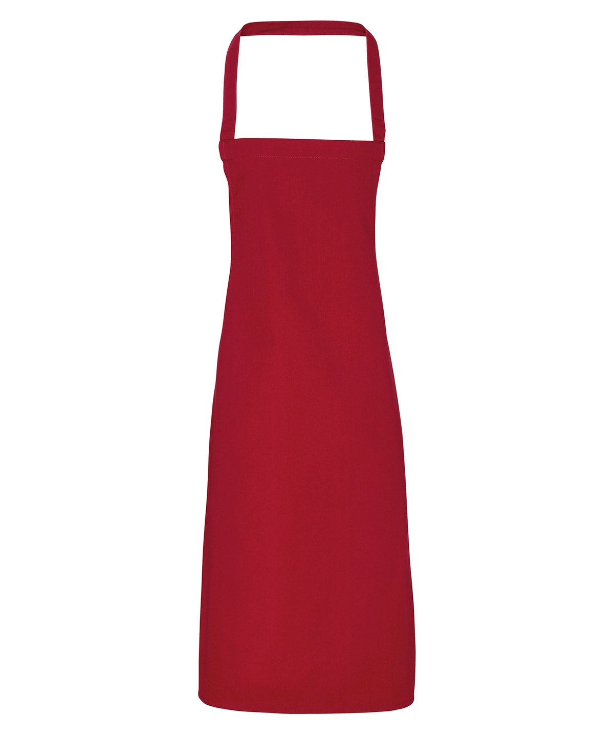 Aprons - Premier PR102: Organic Cotton Förkläde Burgundy One size