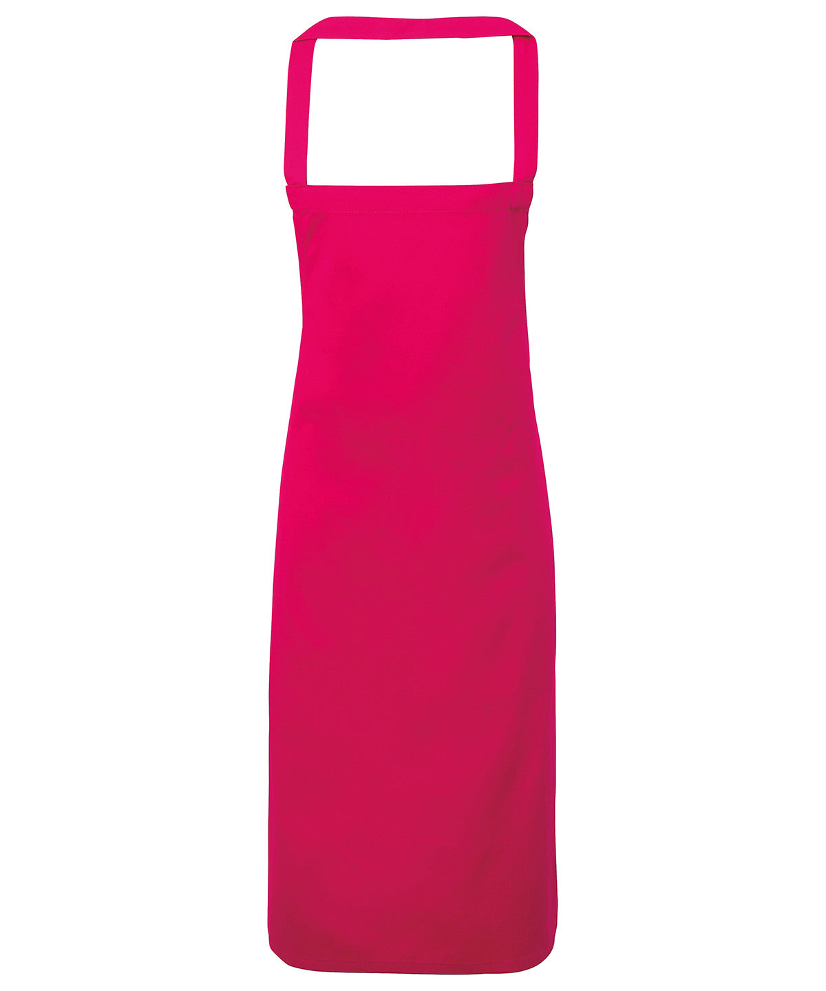 Aprons - Premier PR102: Organic Cotton Förkläde Hot Pink One size