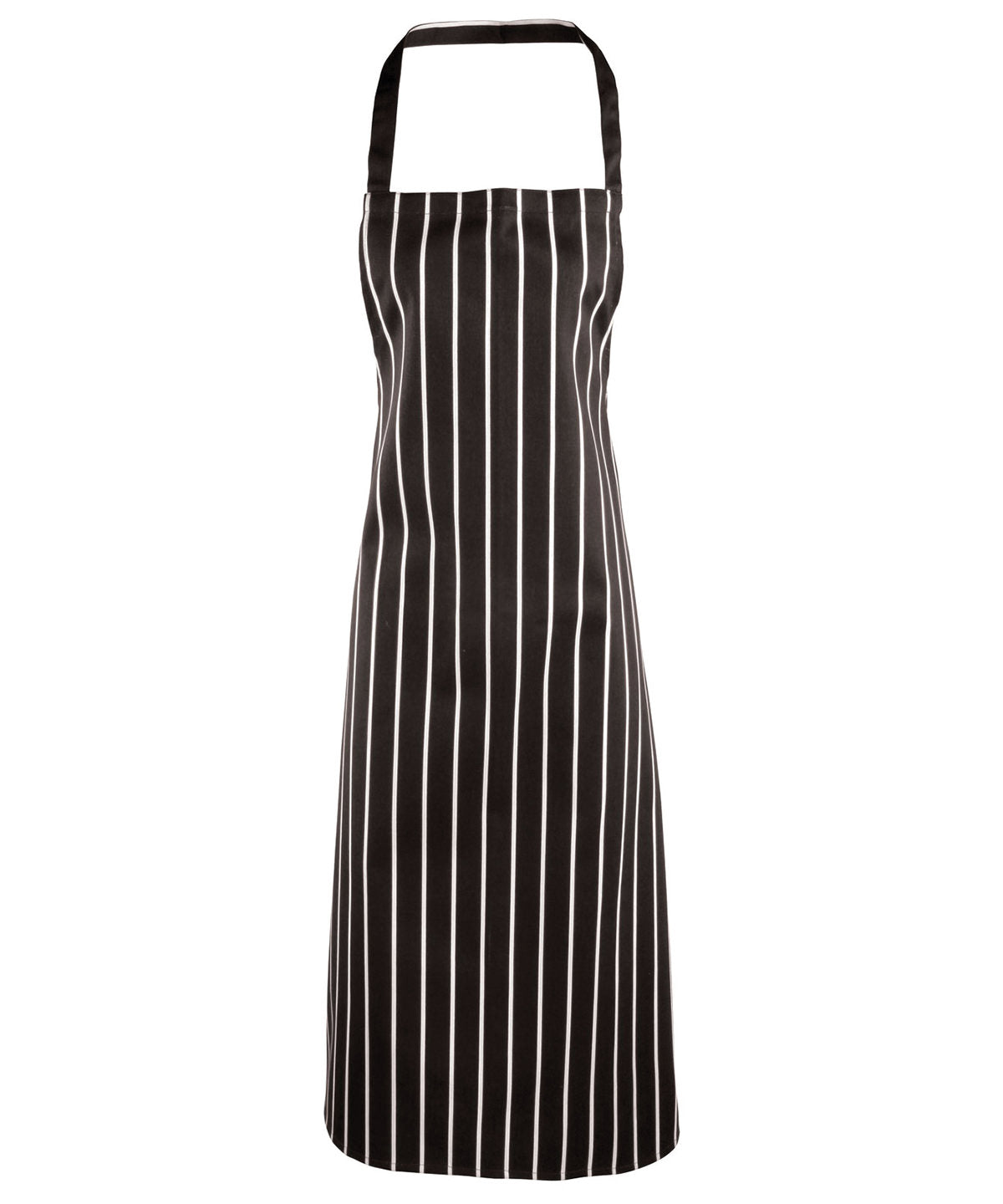 Aprons - Randigt Bib Förkläde Black White One size