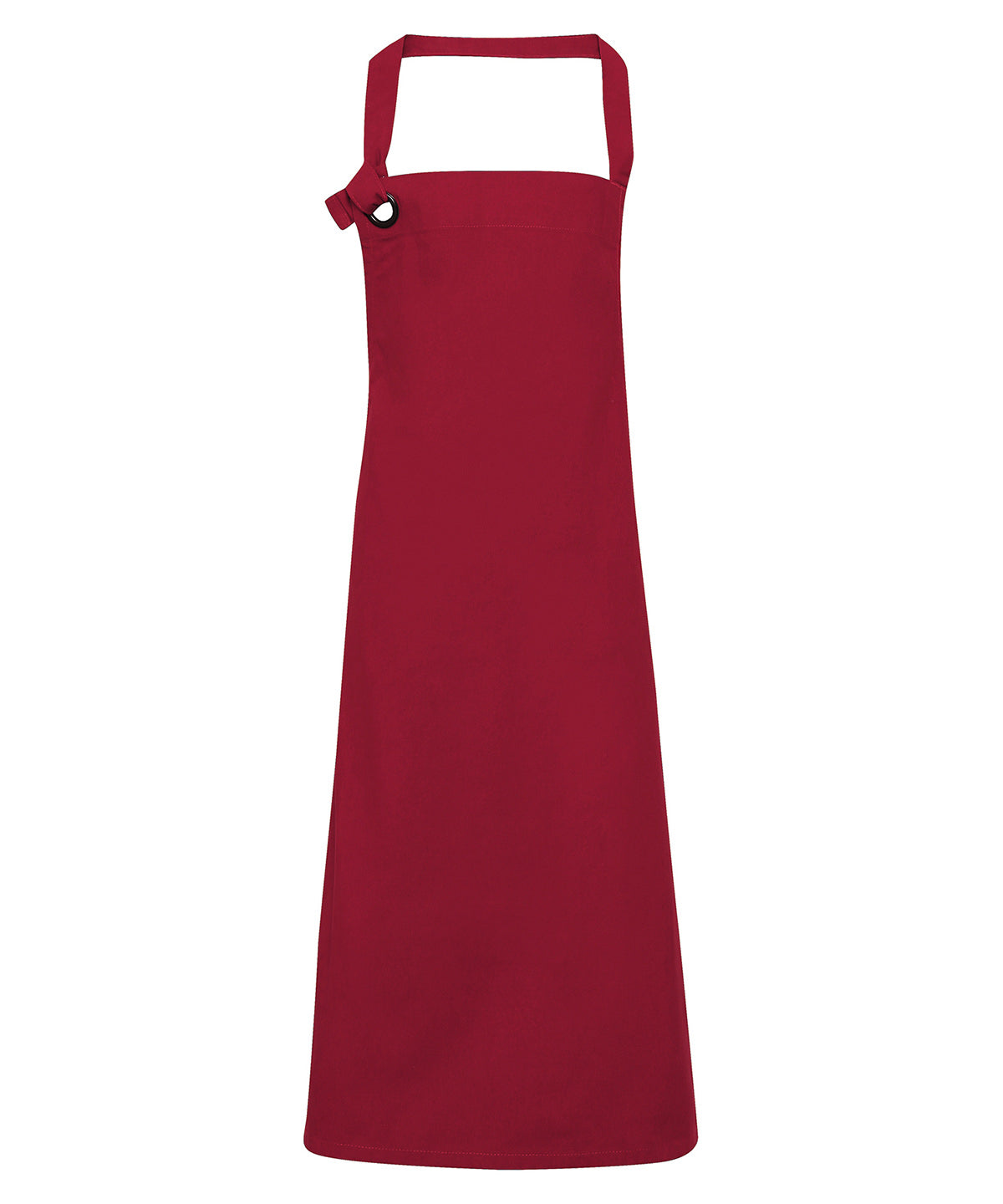 Aprons - Tung Bomullscanvas Bibförkläde Burgundy One size