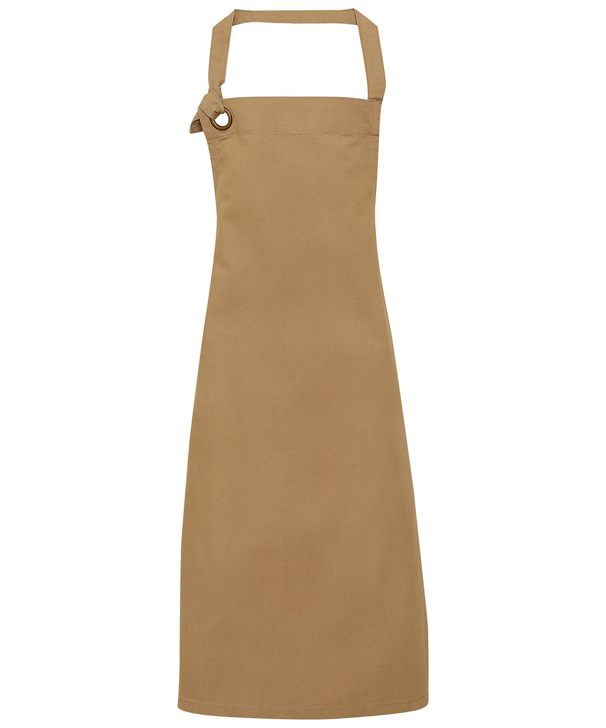 Aprons - Tung Bomullscanvas Bibförkläde Khaki One size