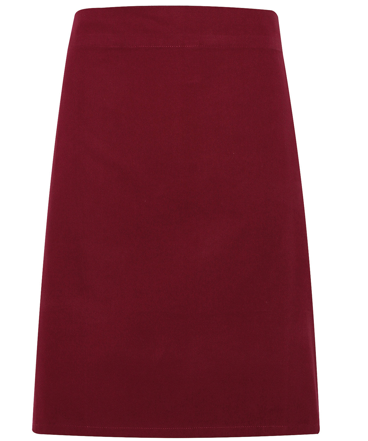 Aprons - Kvalitets Tung Bomullscanvas Midja Förkläde Burgundy One size