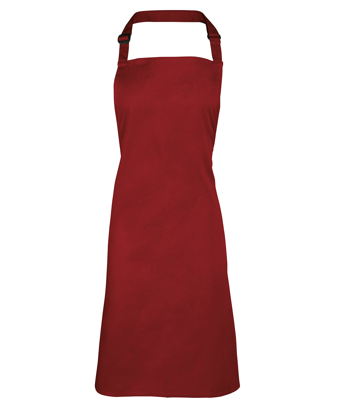 Aprons - Klassiskt Bib-Förkläde Burgundy One size