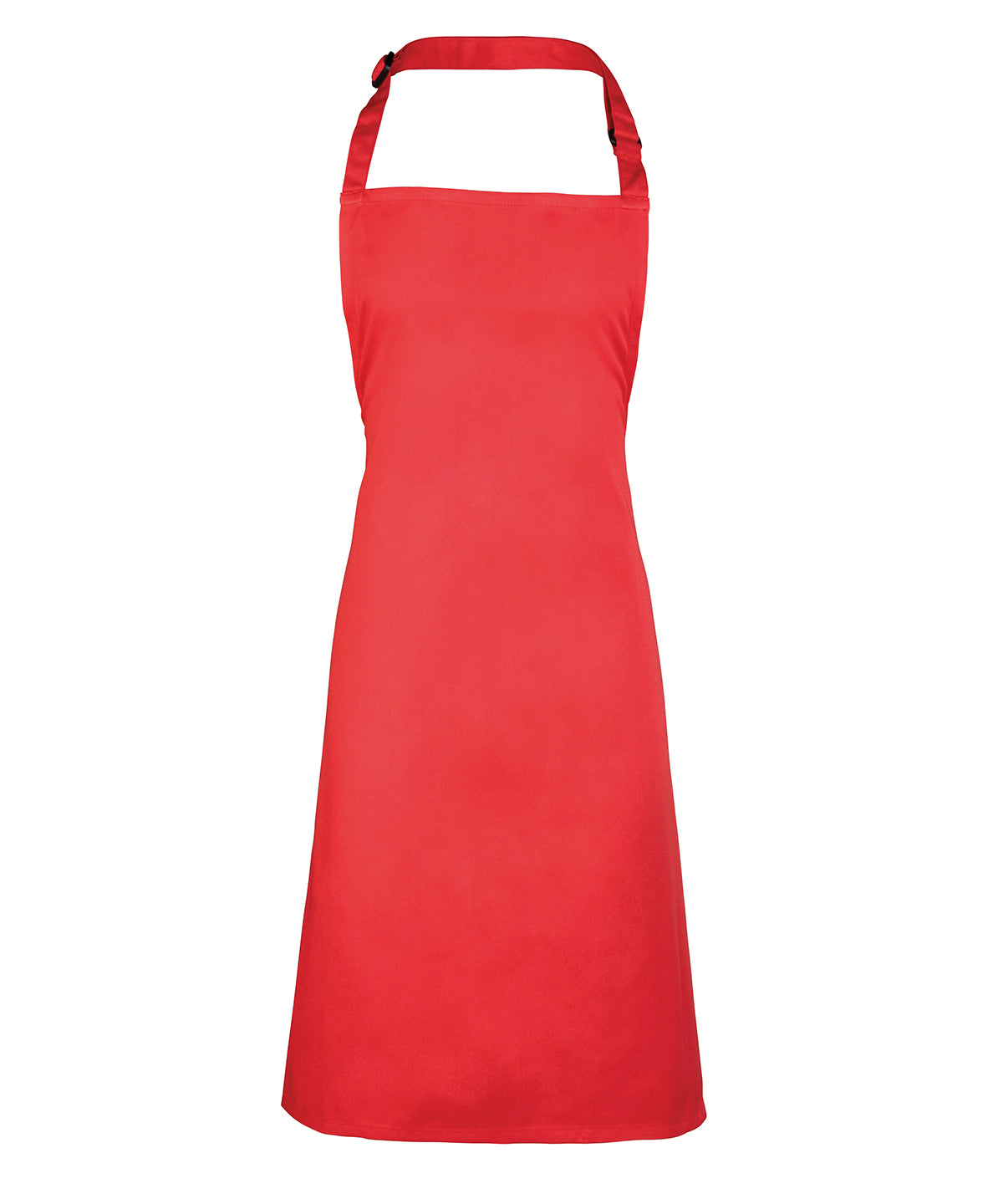 Aprons - Klassiskt Bib-Förkläde Strawberry Red One size