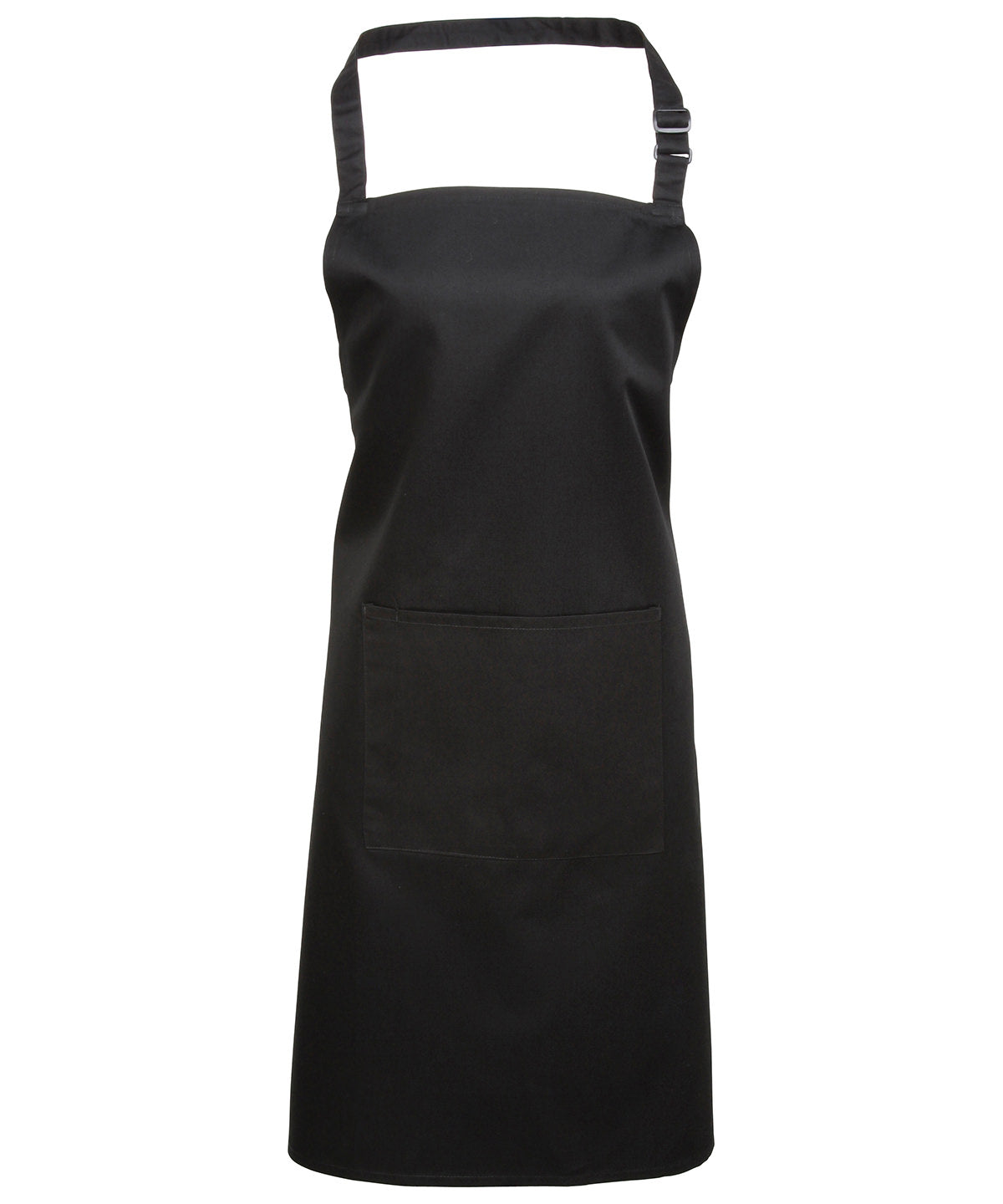 Aprons - Klassiskt Bib-Förkläde med Ficka Black One size