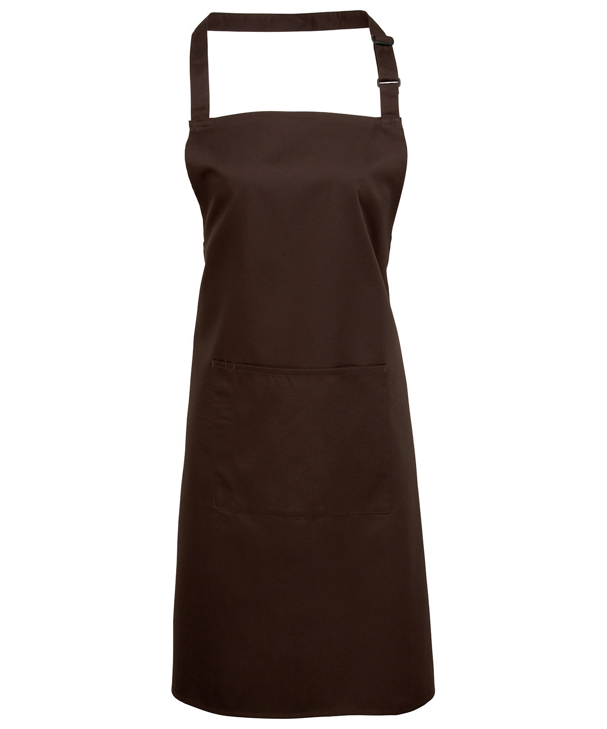 Aprons - Klassiskt Bib-Förkläde med Ficka Brown One size