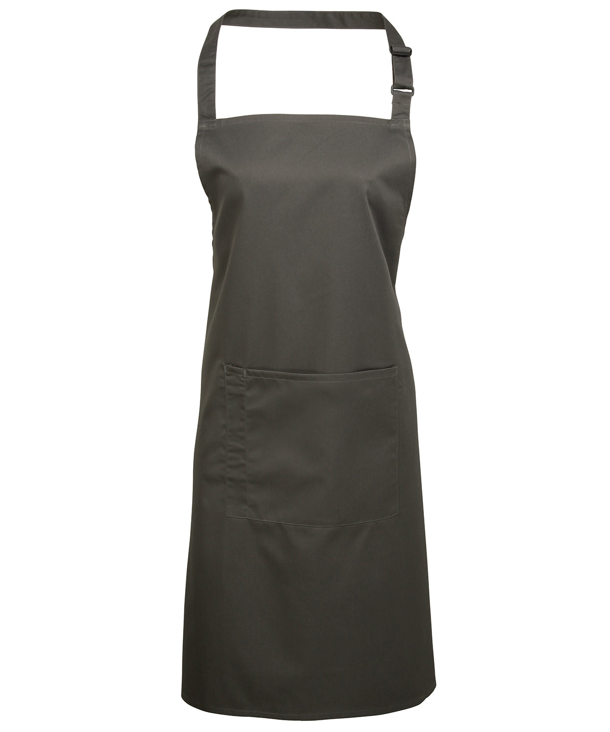 Aprons - Klassiskt Bib-Förkläde med Ficka Dark Grey One size