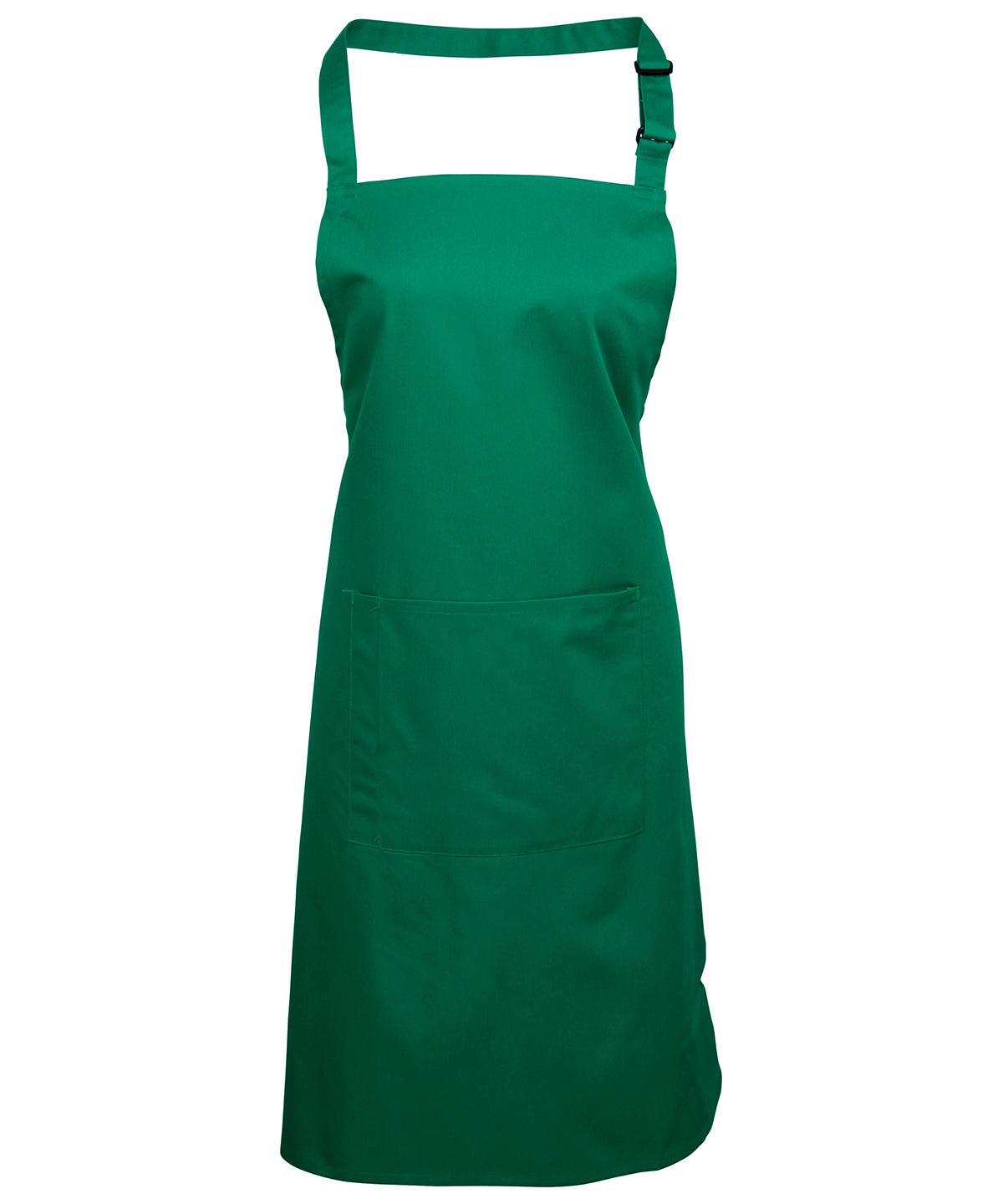 Aprons - Klassiskt Bib-Förkläde med Ficka Emerald One size