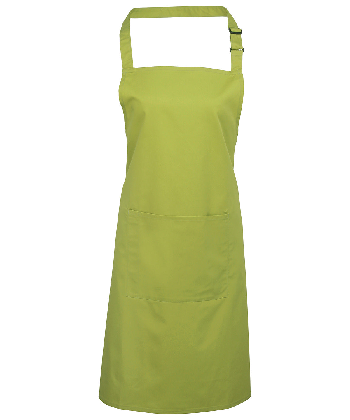 Aprons - Klassiskt Bib-Förkläde med Ficka Lime One size